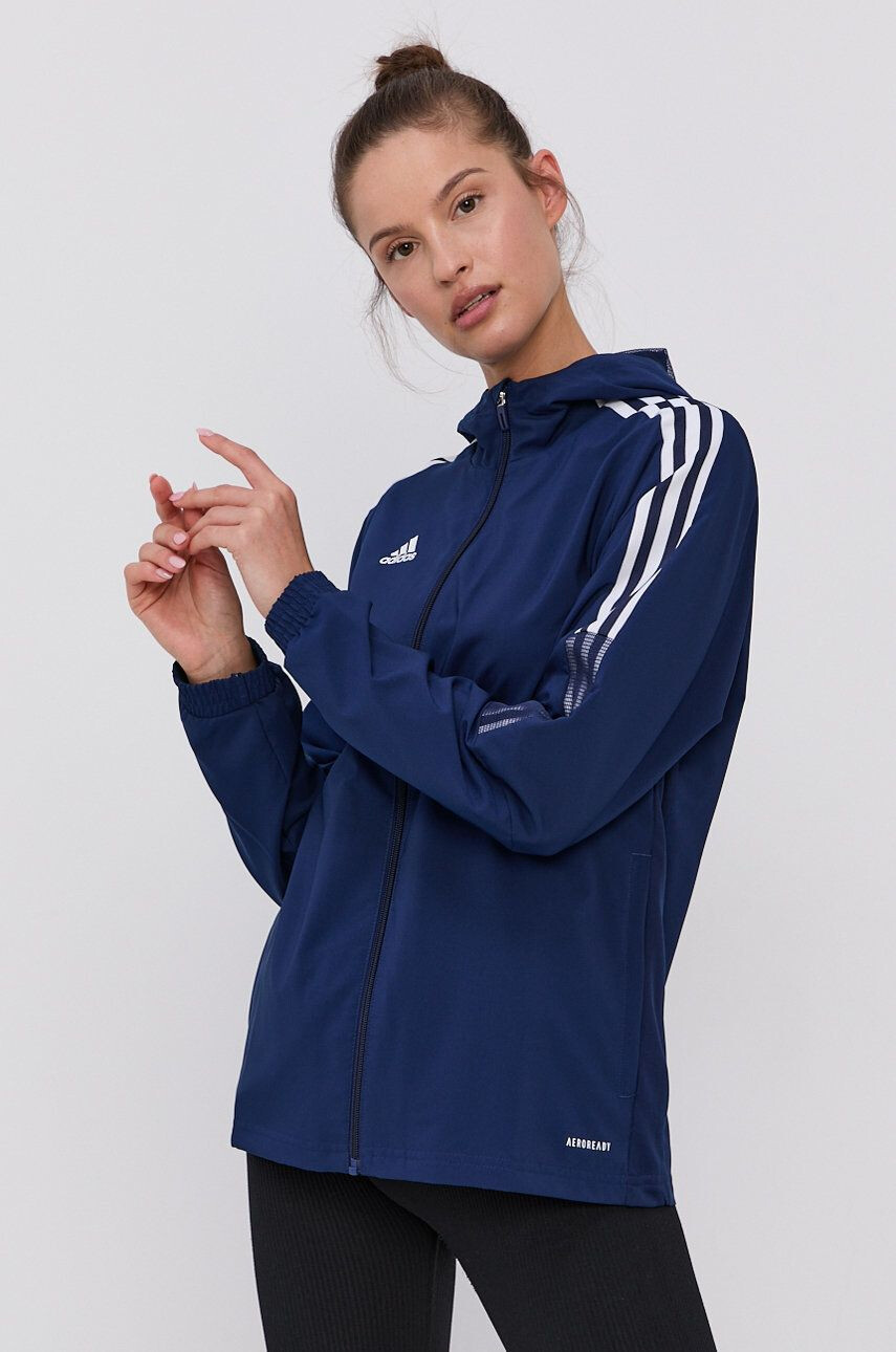 adidas Performance Mikina dámska ružová farba jednofarebná - Pepit.sk