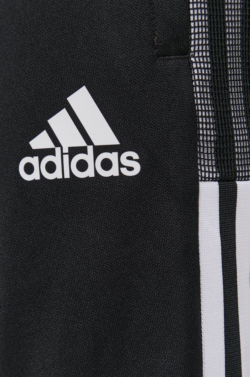 adidas Performance Nohavice GH7305 pánske čierna farba s nášivkou - Pepit.sk