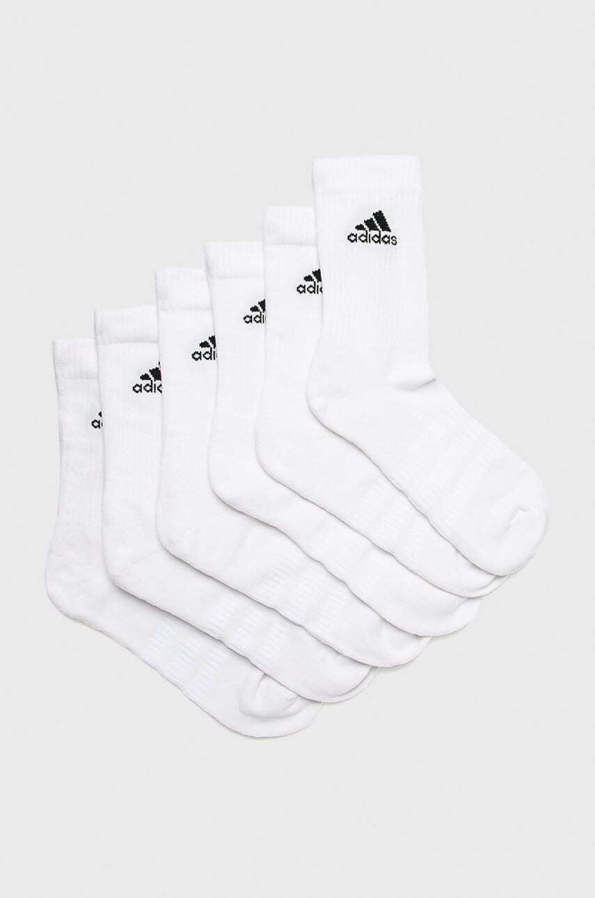 adidas Performance Ponožky 6-pak biela farba - Pepit.sk