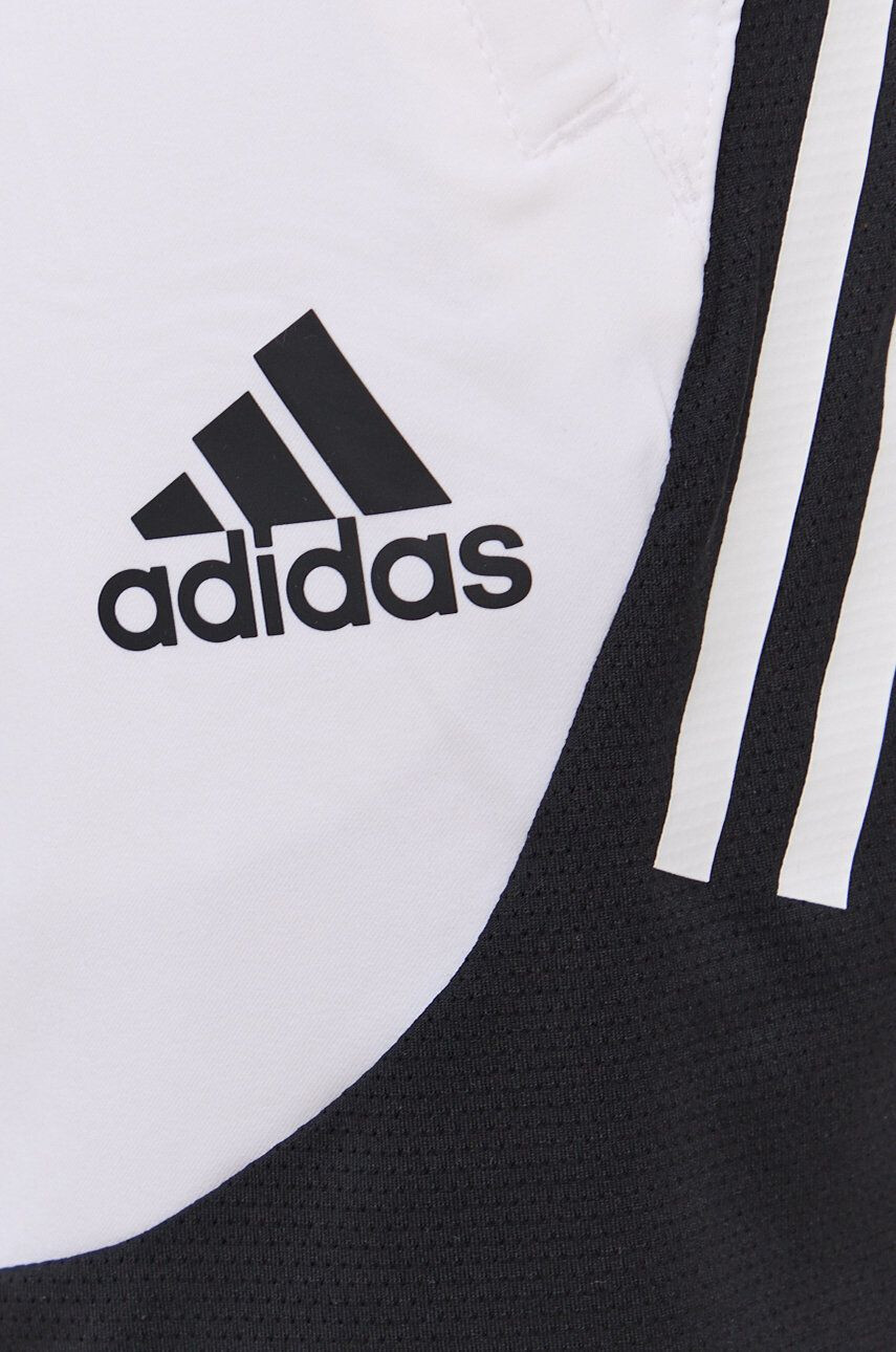 adidas Performance Šortky HC1662 dámske čierna farba vzorované stredne vysoký pás - Pepit.sk