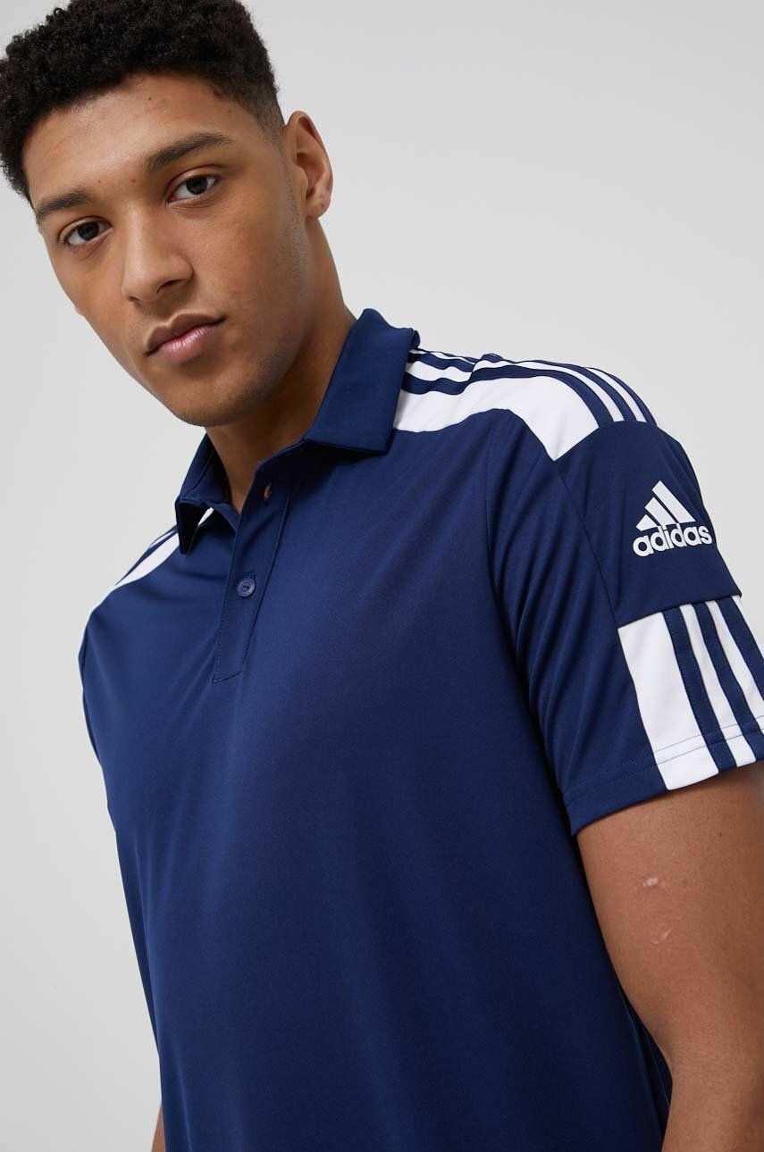 adidas Performance Športové polo tričko HC6277 tmavomodrá farba s nášivkou - Pepit.sk