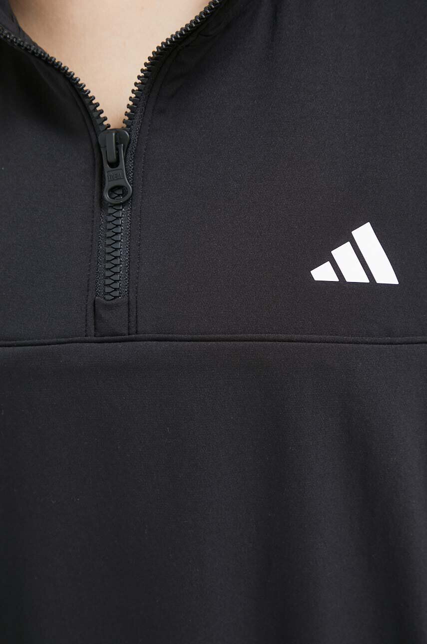 adidas Performance Tréningová mikina Training Essentials čierna farba s potlačou - Pepit.sk