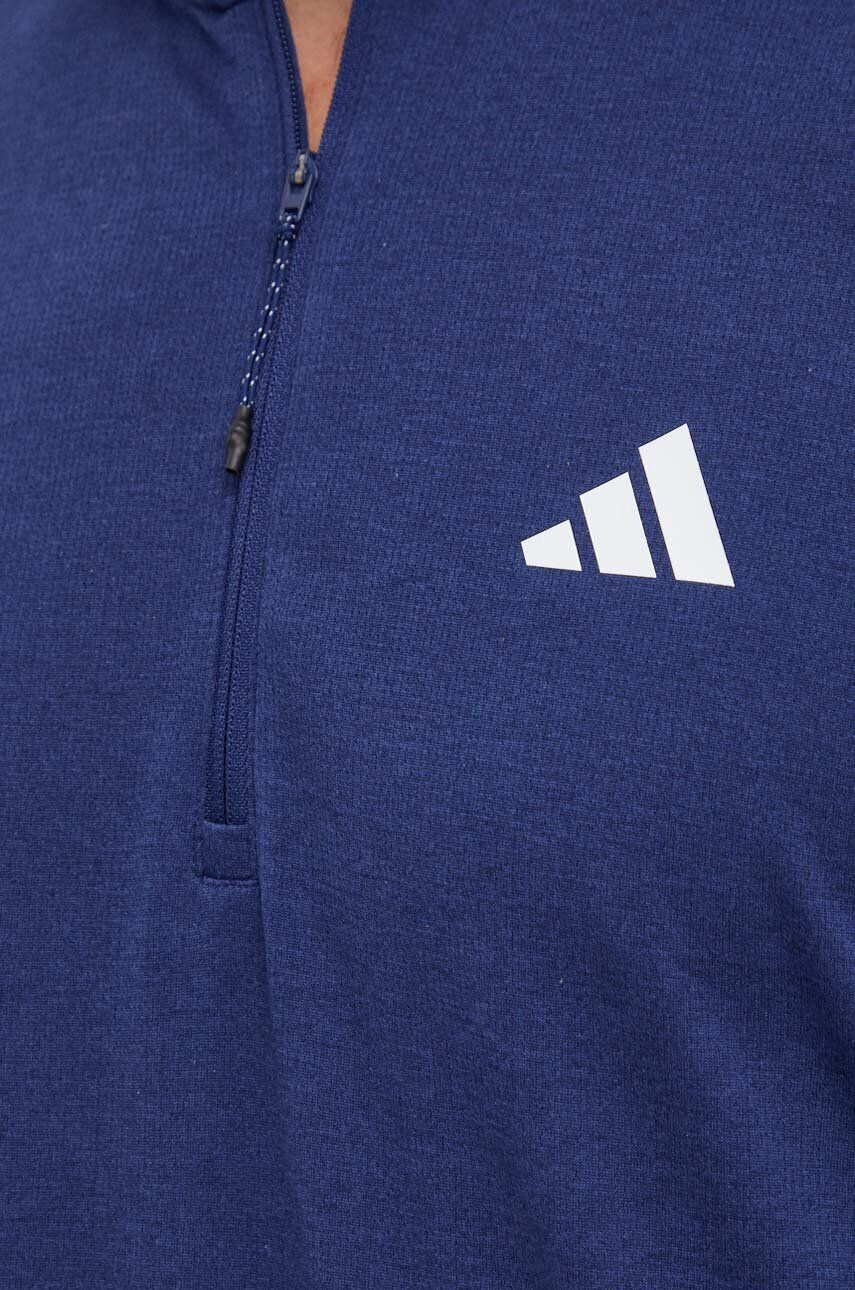 adidas Performance Tréningová mikina Training Essentials tmavomodrá farba jednofarebná - Pepit.sk