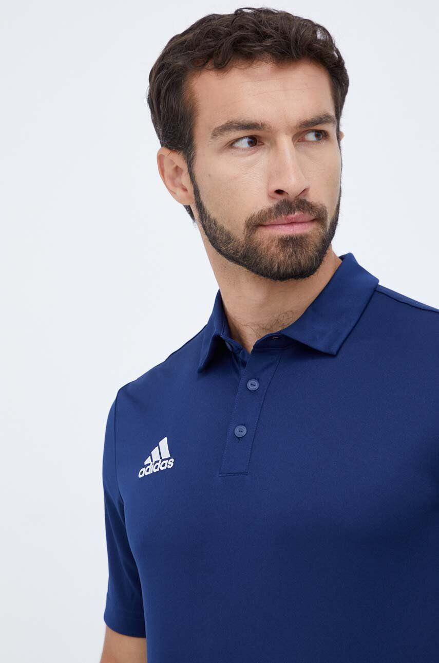 adidas Performance Tréningová polokošeľa Entrada 22 tmavomodrá farba s potlačou - Pepit.sk