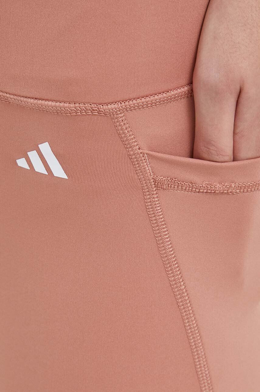 adidas Performance Tréningové legíny Optime oranžová farba jednofarebné - Pepit.sk