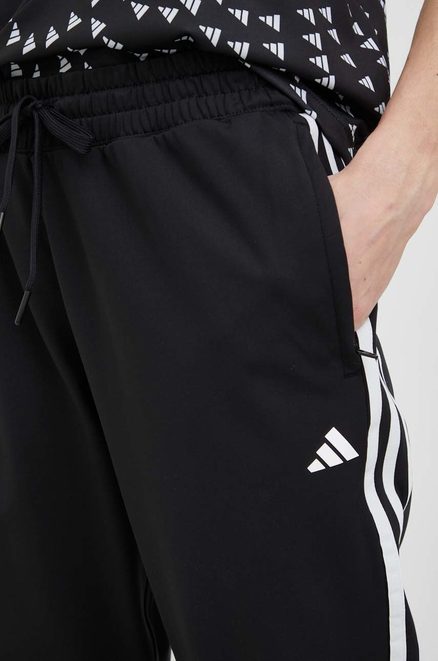 adidas Performance Tréningové nohavice dámske čierna farba s nášivkou - Pepit.sk