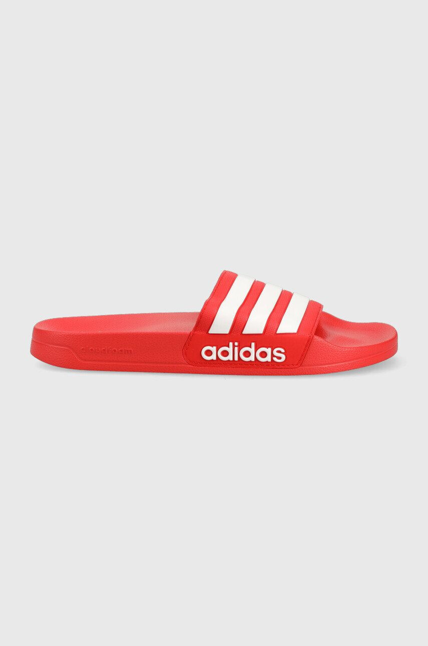 adidas Šľapky zelená farba - Pepit.sk