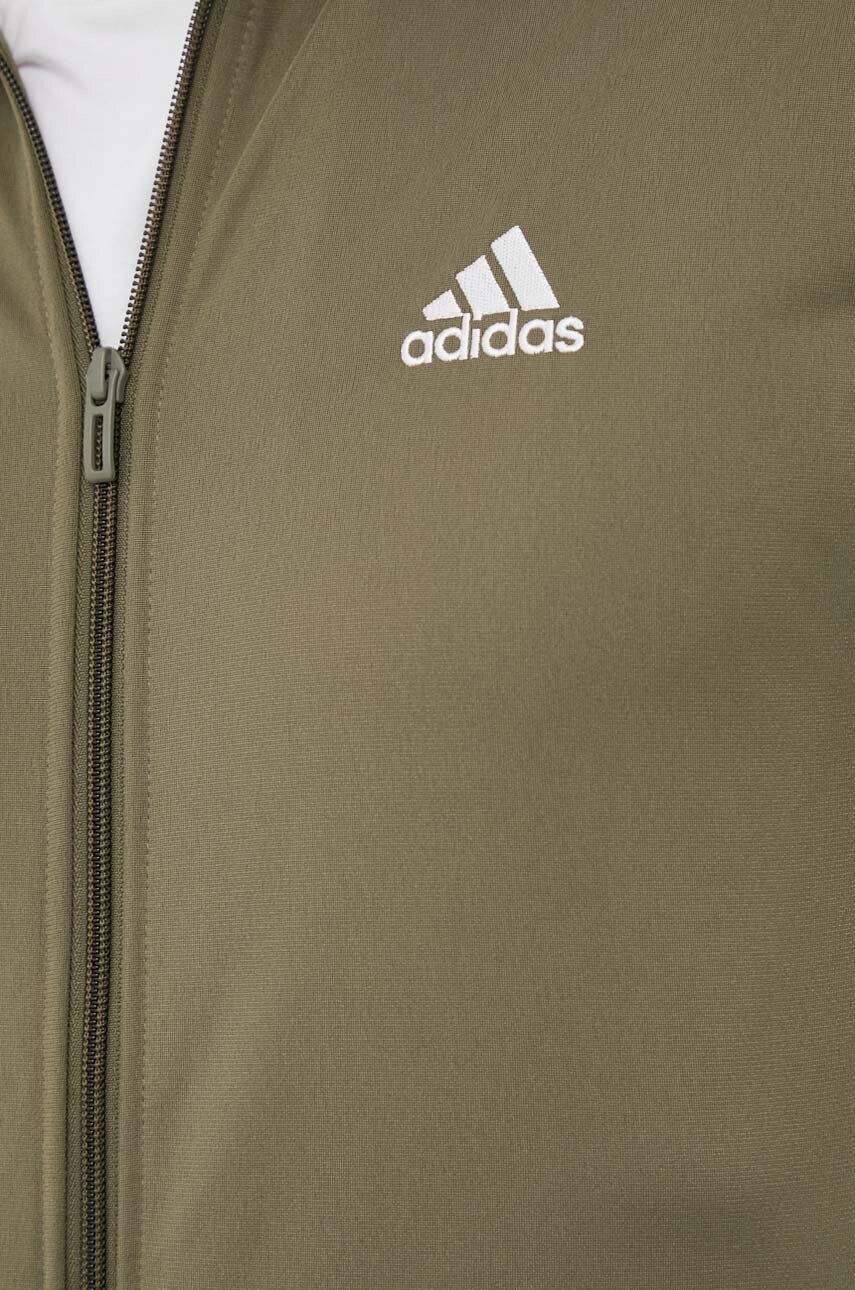 adidas Tepláková súprava pánsky zelená farba - Pepit.sk