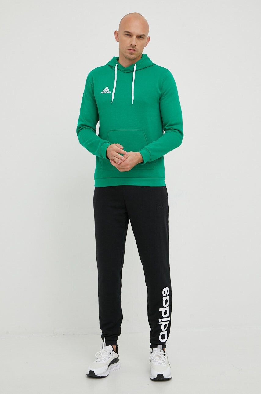 adidas Tepláky pánske čierna farba s potlačou - Pepit.sk