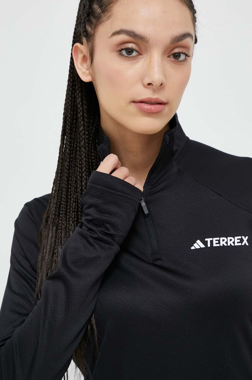 adidas TERREX Športová mikina Multi čierna farba jednofarebná - Pepit.sk