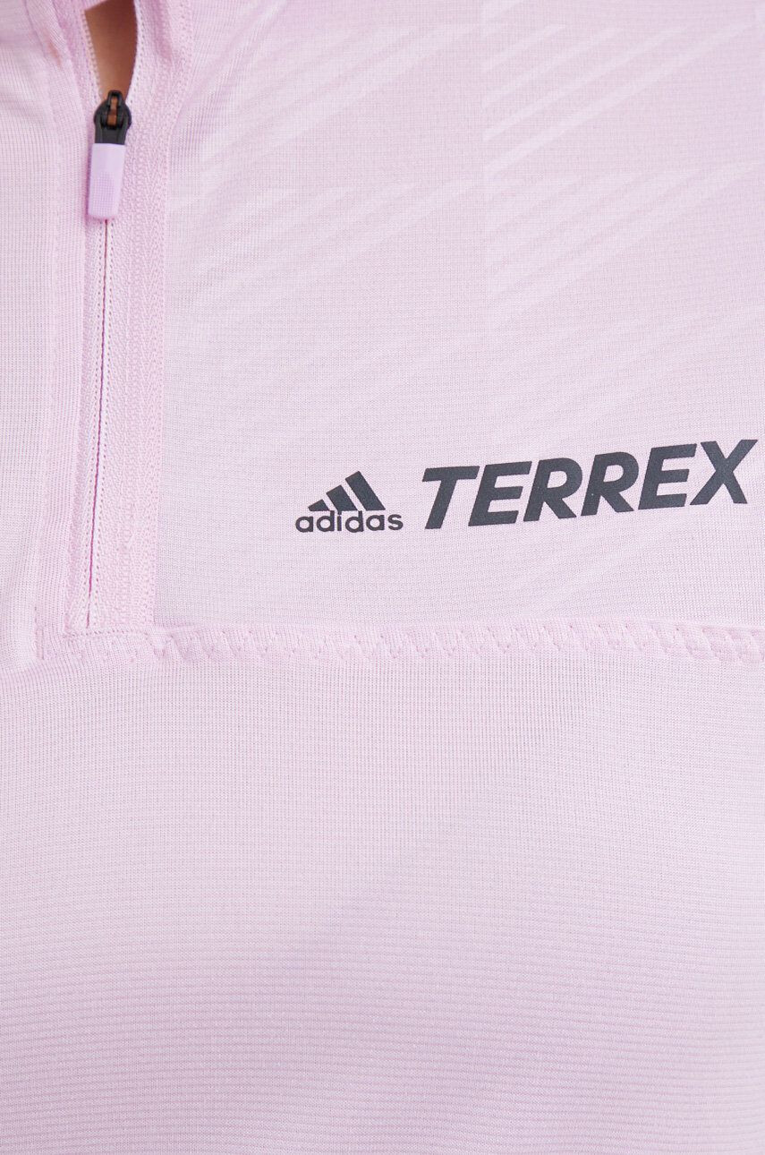 adidas TERREX Športové tričko s dlhým rukávom Multi dámske ružová farba - Pepit.sk