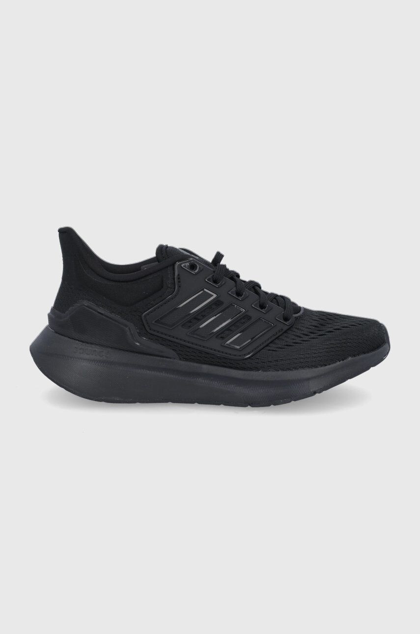 adidas Topánky EQ21 Run H00545 čierna farba na plochom podpätku - Pepit.sk