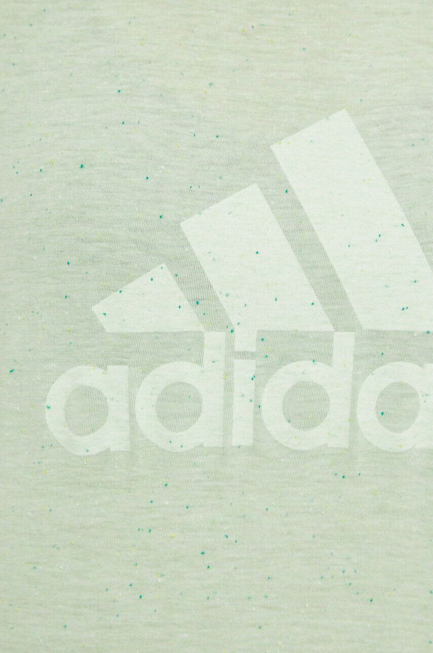 adidas Tričko dámsky zelená farba - Pepit.sk