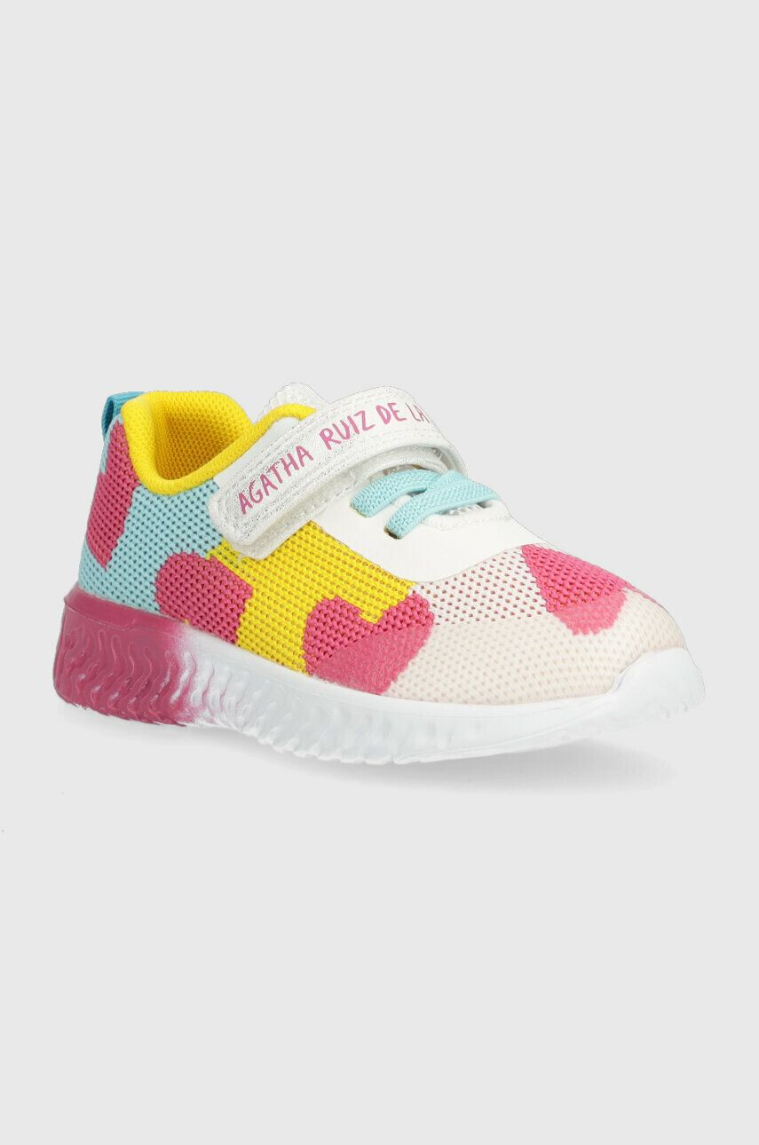 Agatha Ruiz de la Prada Detské tenisky biela farba - Pepit.sk