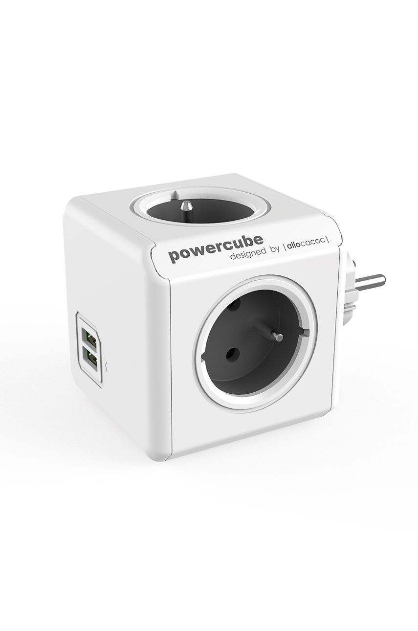 PowerCube Allocacoc - Zásuvka Original USB GREY - Pepit.sk