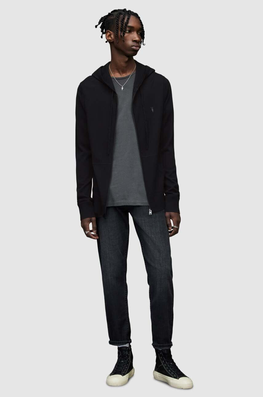 AllSaints Mikina Mode Merino Zip Hood - Pepit.sk