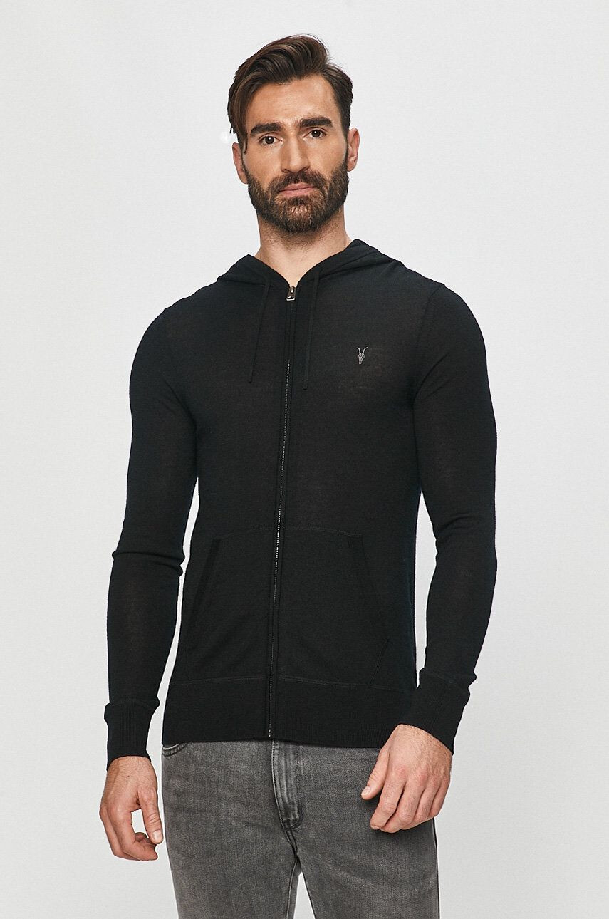 AllSaints Mikina Mode Merino Zip Hood - Pepit.sk