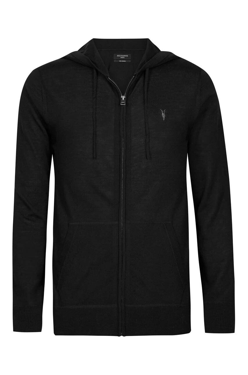 AllSaints Mikina Mode Merino Zip Hood - Pepit.sk