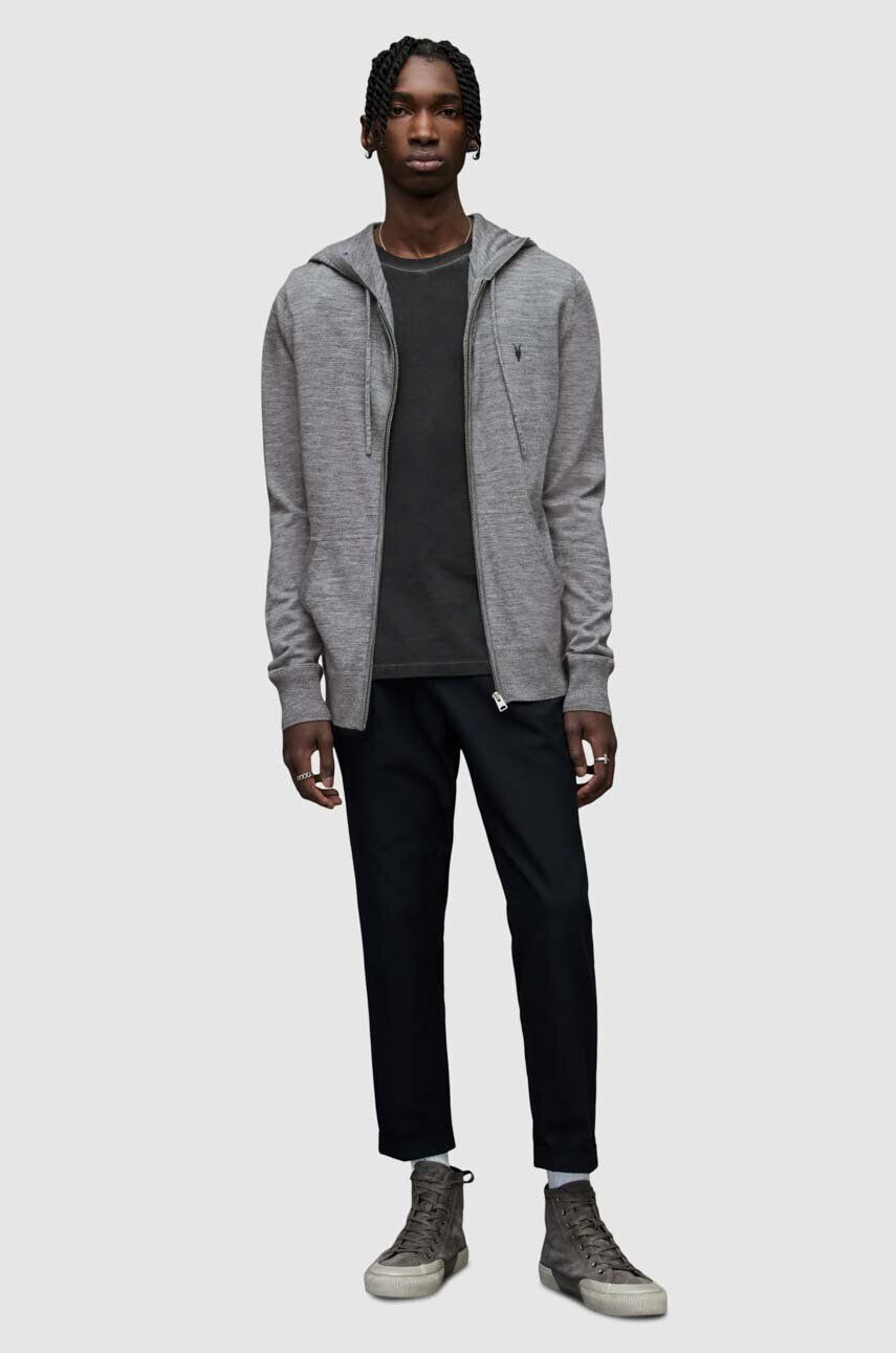 AllSaints Mikina Mode Merino Zip Hood - Pepit.sk