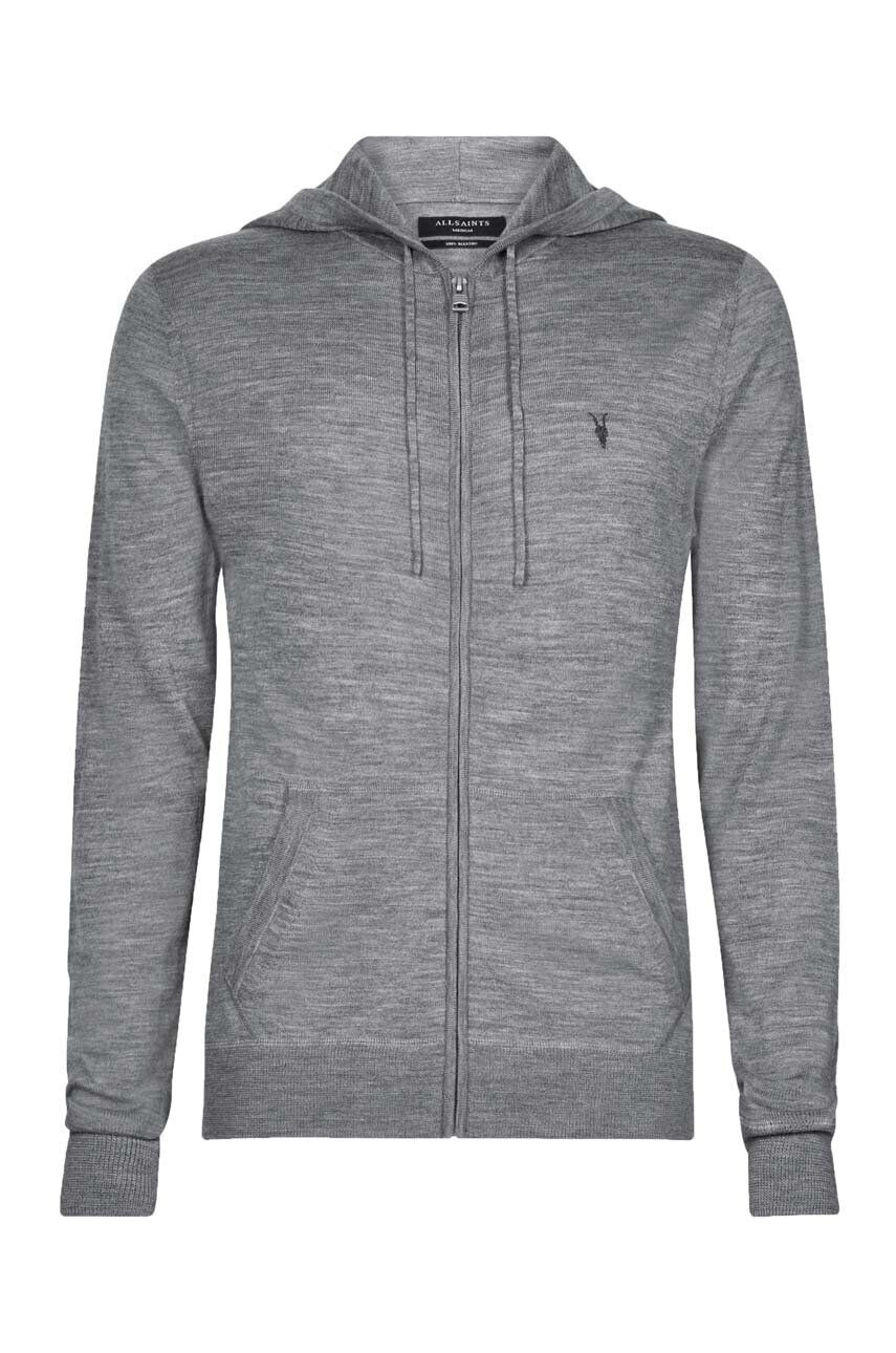 AllSaints Mikina Mode Merino Zip Hood - Pepit.sk