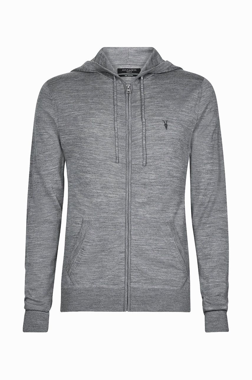 AllSaints Mikina Mode Merino Zip Hood - Pepit.sk