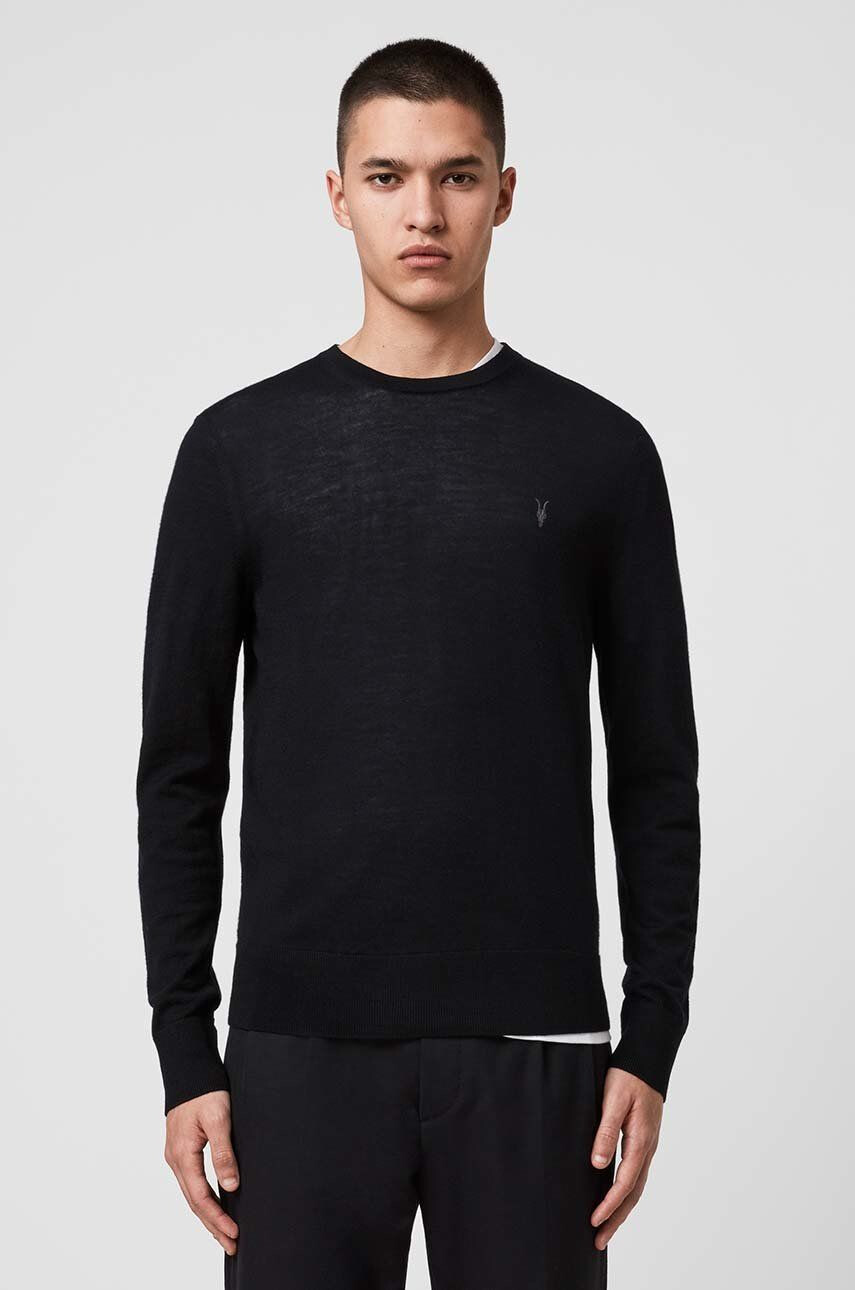 AllSaints Sveter Mode Merino Crew - Pepit.sk