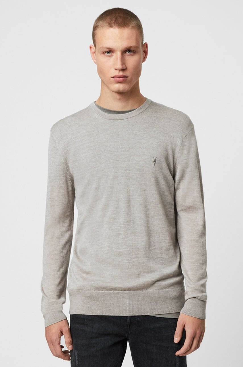 AllSaints Sveter Mode Merino Crew - Pepit.sk