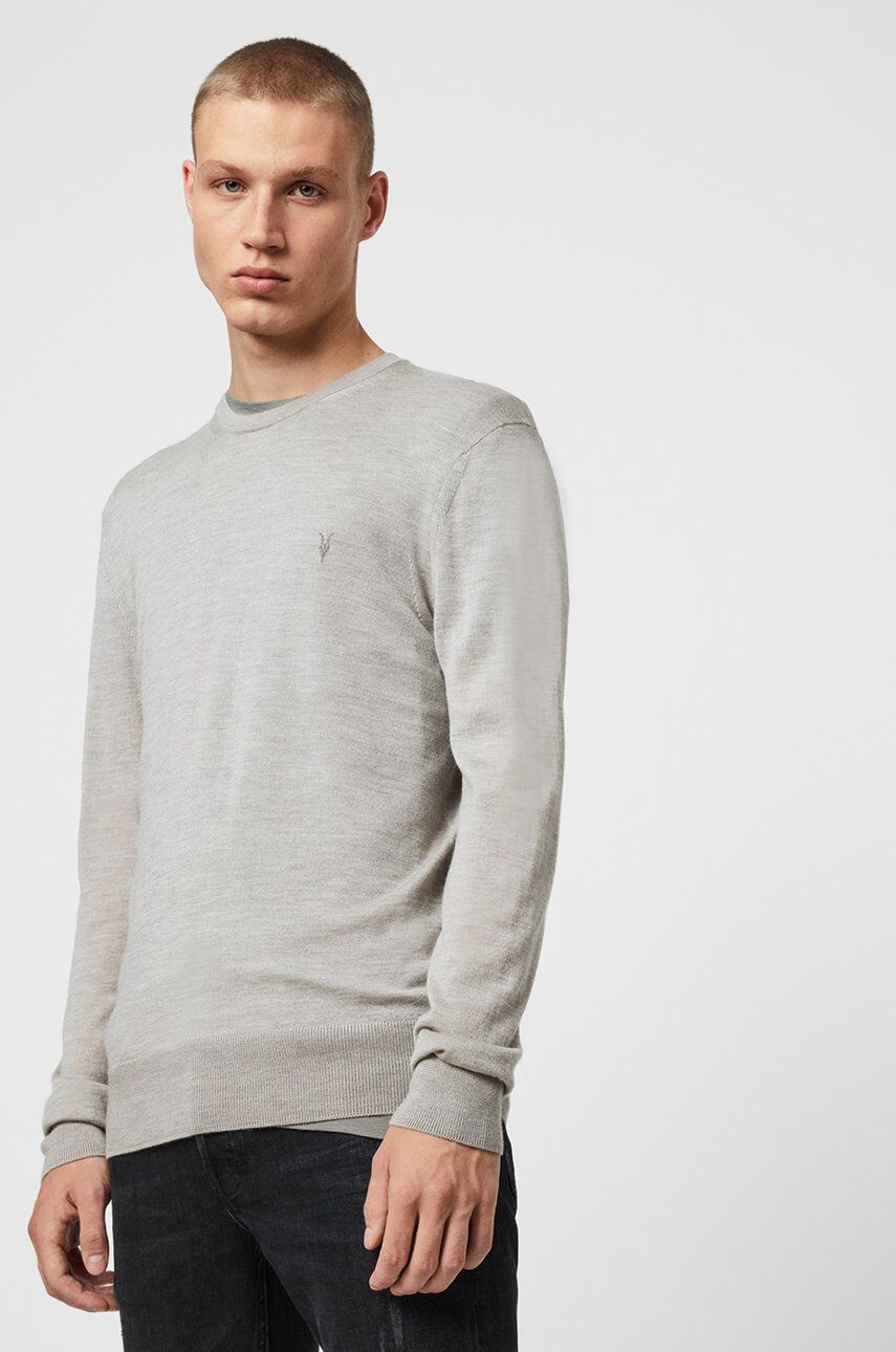 AllSaints Sveter Mode Merino Crew - Pepit.sk