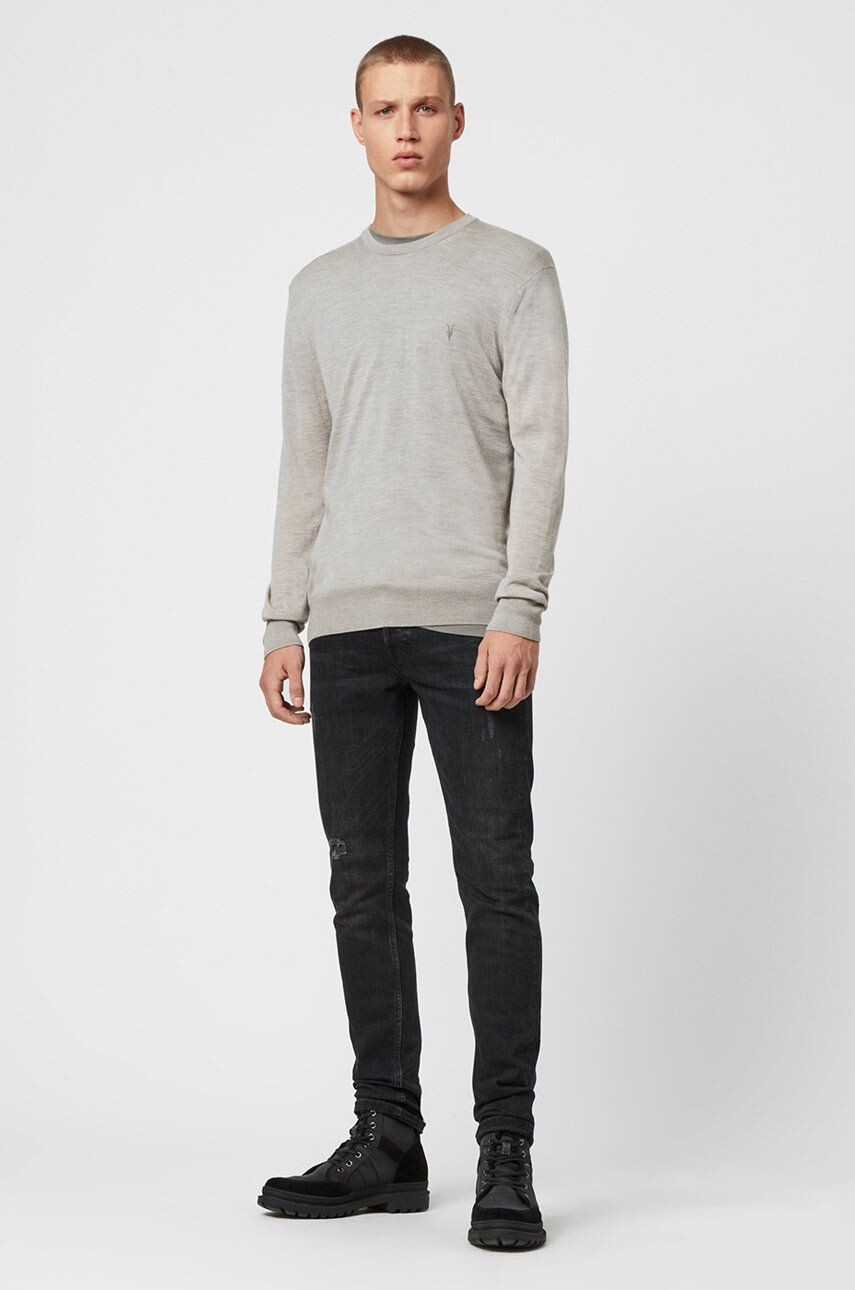 AllSaints Sveter Mode Merino Crew - Pepit.sk