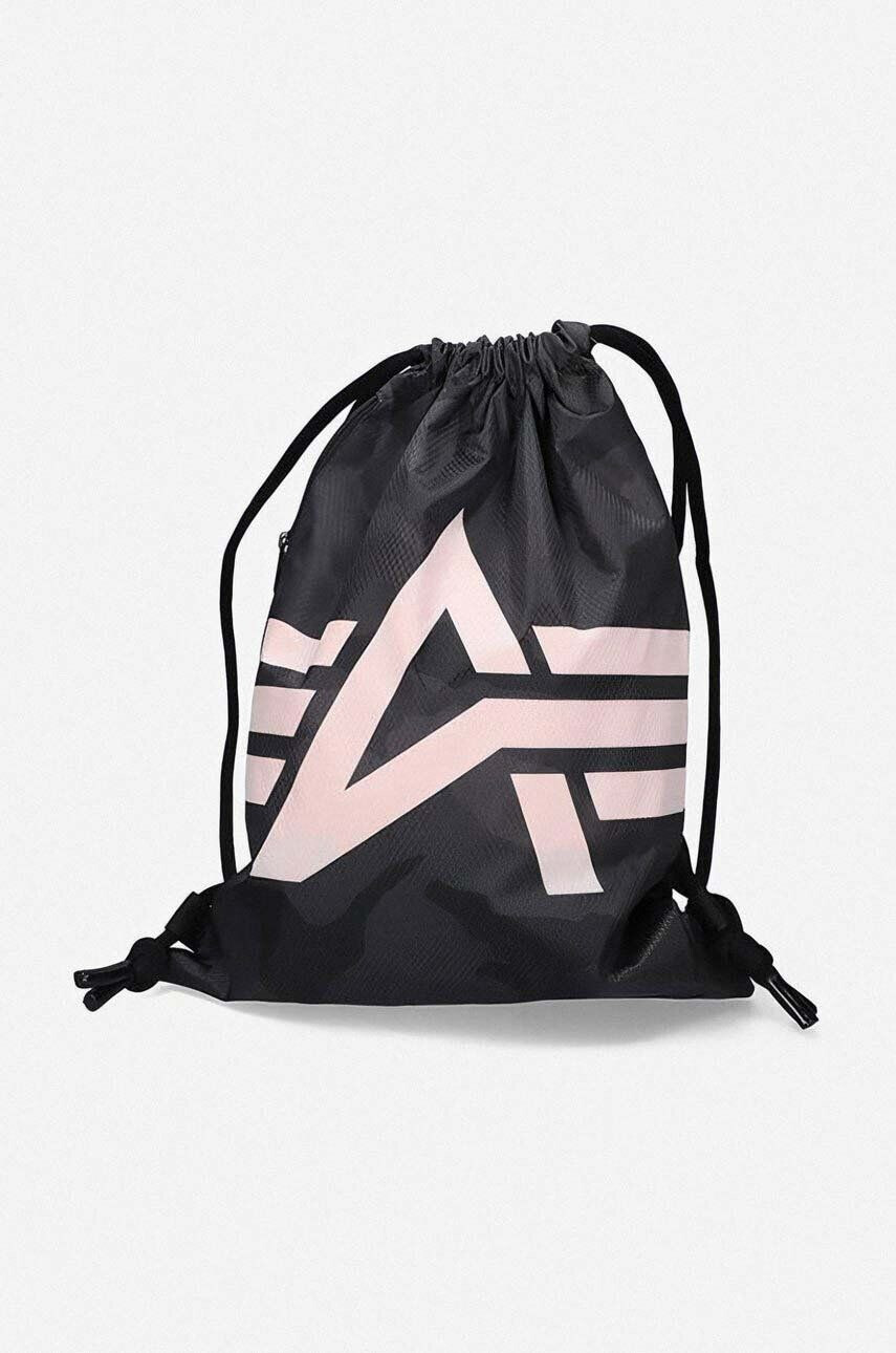 Alpha Industries Ruksak Basic Gym Bag 198903.125-black čierna farba vzorovaný - Pepit.sk