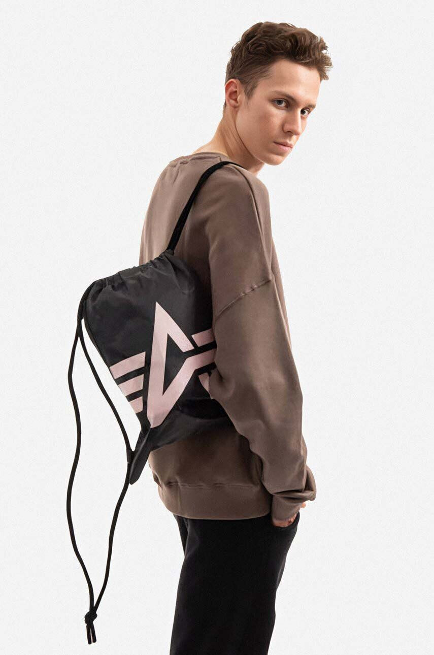 Alpha Industries Ruksak Basic Gym Bag 198903.125-black čierna farba vzorovaný - Pepit.sk