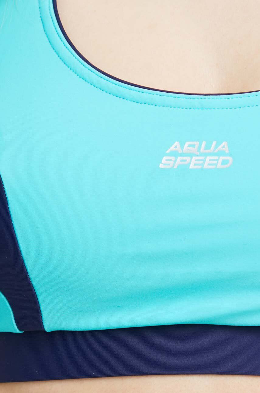 Aqua Speed Dvojdielne plavky Fiona tyrkysová farba jemne vystužený košík - Pepit.sk