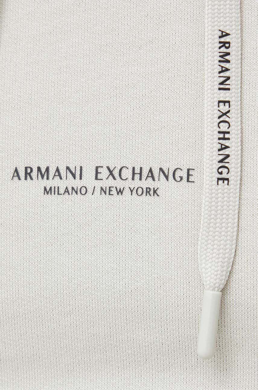 Armani Exchange Bavlnená mikina pánska tmavomodrá farba s nášivkou - Pepit.sk