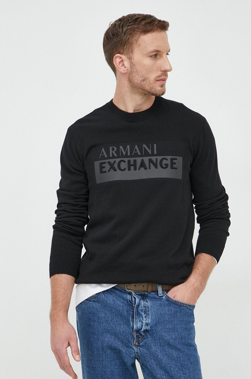 Armani Exchange Bavlnený sveter - Pepit.sk