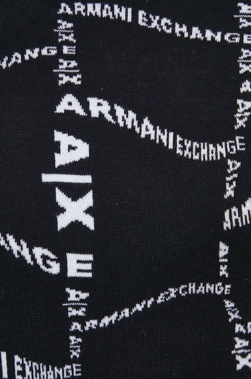 Armani Exchange Bavlnený sveter zelená farba - Pepit.sk