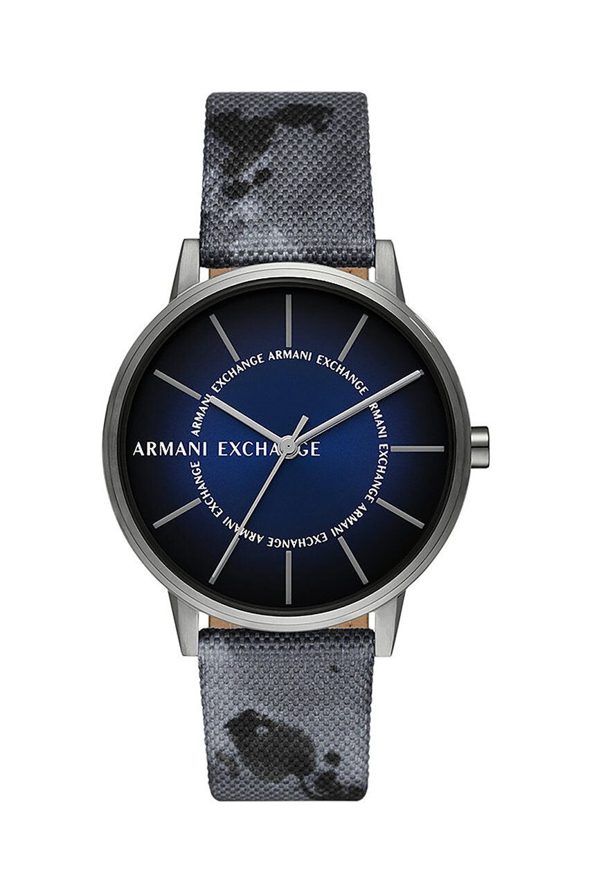 Armani Exchange Hodinky pánsky šedá farba - Pepit.sk