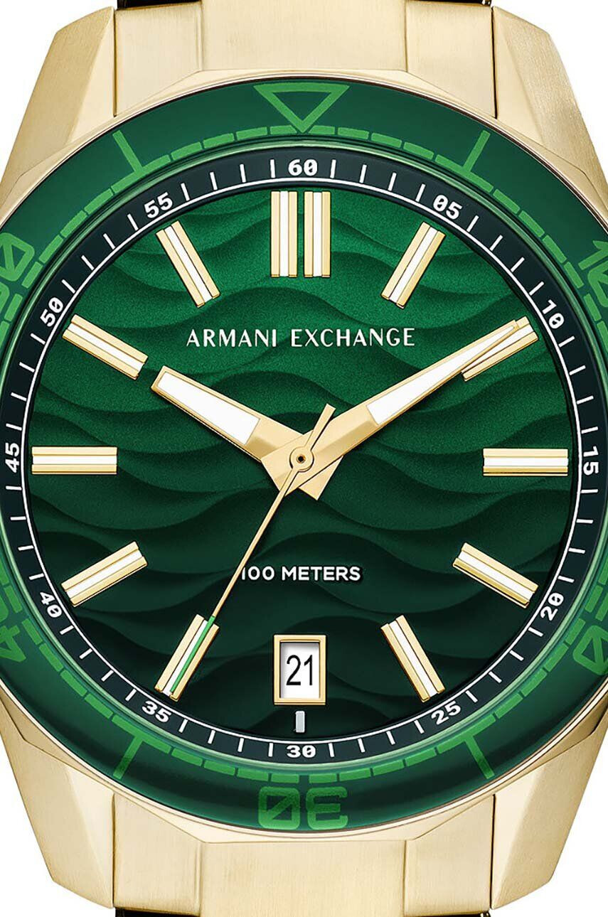 Armani Exchange Hodinky pánsky zlatá farba - Pepit.sk