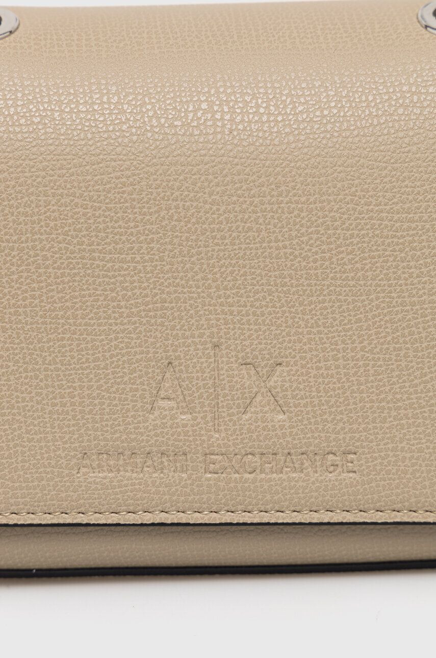 Armani Exchange Kabelka béžová farba - Pepit.sk