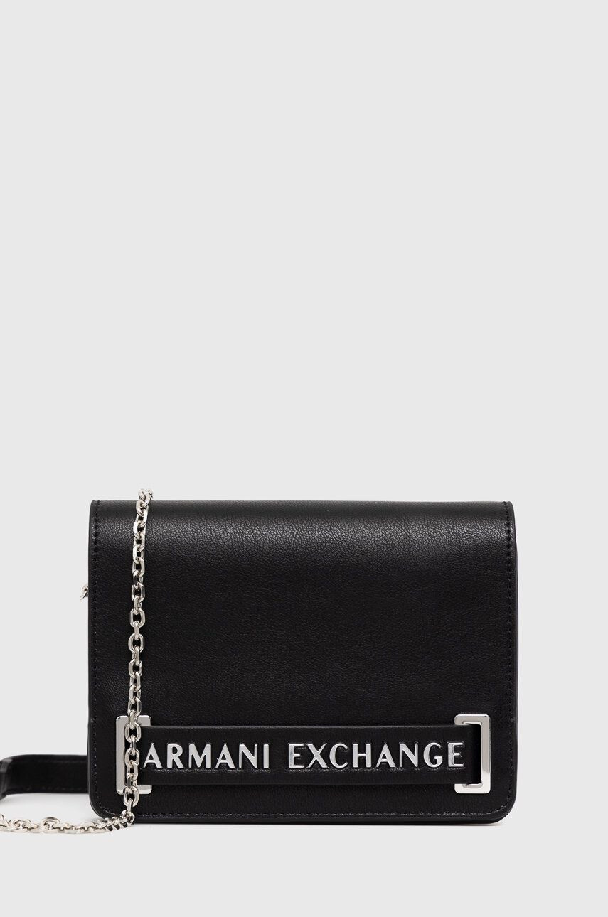 Armani Exchange Kabelka čierna farba - Pepit.sk