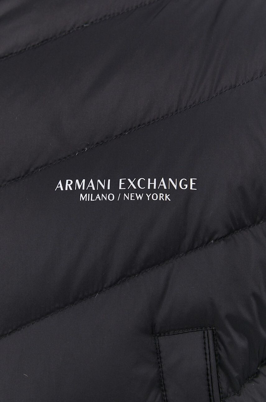 Armani Exchange Páperová bunda dámska čierna farba zimná - Pepit.sk