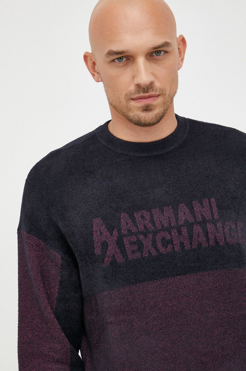 Armani Exchange Sveter dámsky čierna farba ľahký - Pepit.sk