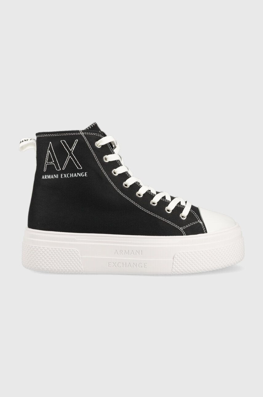 Armani Exchange Tenisky dámske čierna farba XDZ026.XV695.S526 - Pepit.sk