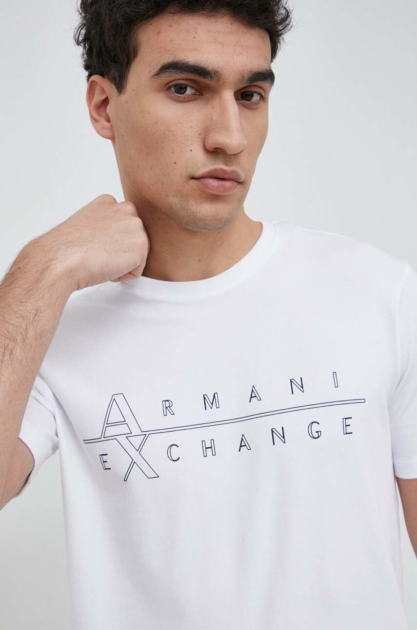 Armani Exchange Tričko dámsky čierna farba - Pepit.sk