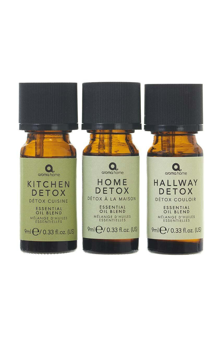 Aroma Home Sada esenciálnych olejov Home Detox Essential Oil Blends 3-pak - Pepit.sk