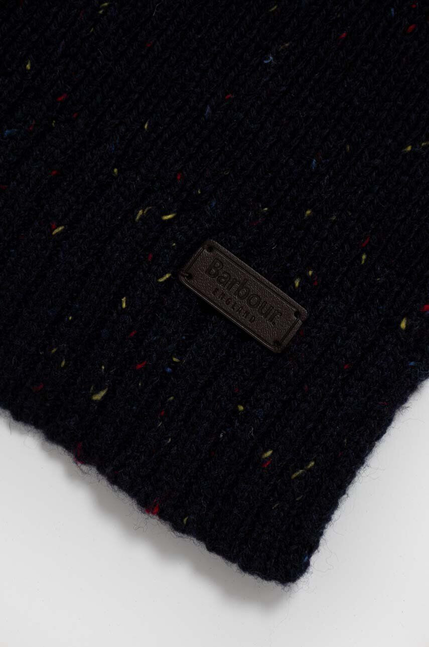 Barbour Čiapka a šál Carlton Fleck Beanie & Scarf Gift Set tmavomodrá farba MGS0047 - Pepit.sk