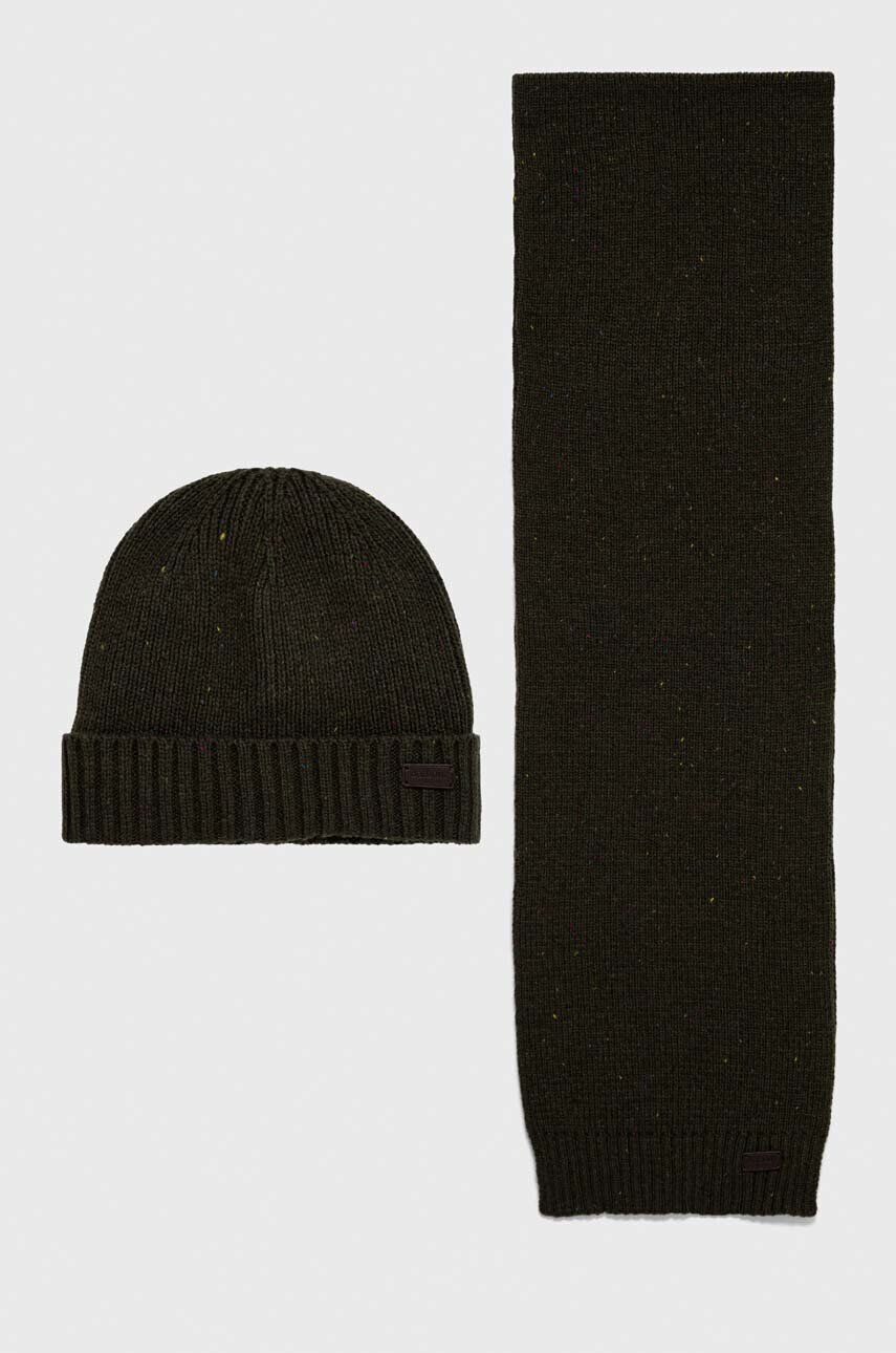 Barbour Čiapka a šál Carlton Fleck Beanie & Scarf Gift Set - Pepit.sk