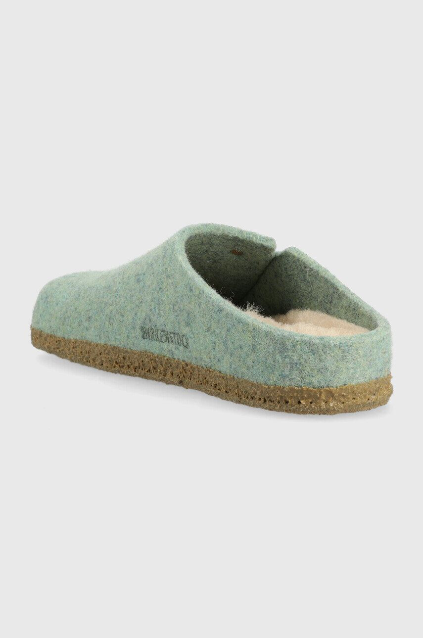 Birkenstock Detské papuče zelená farba - Pepit.sk