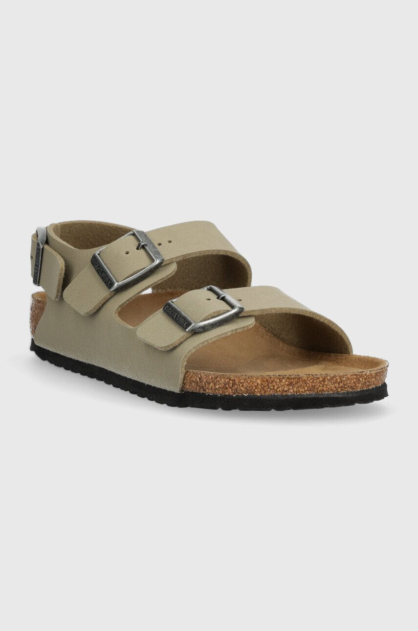 Birkenstock Detské sandále Milano 1023440-sand dámske béžová farba - Pepit.sk