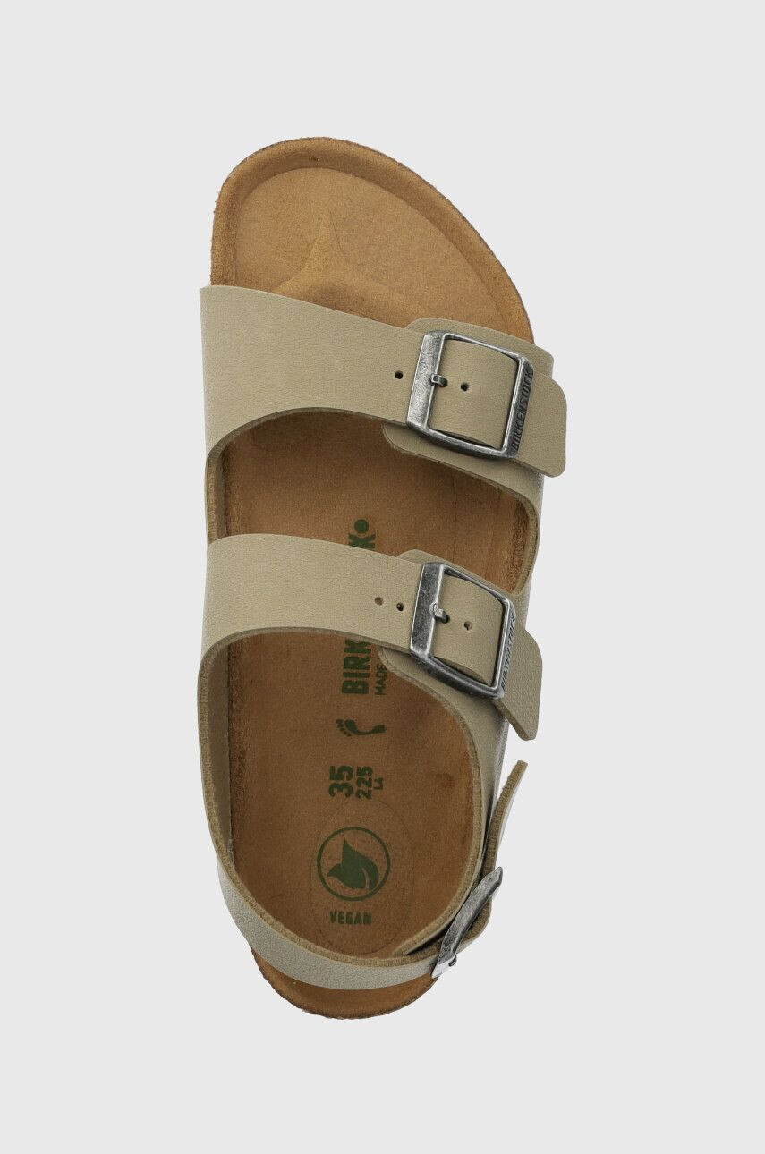 Birkenstock Detské sandále Milano 1023440-sand dámske béžová farba - Pepit.sk