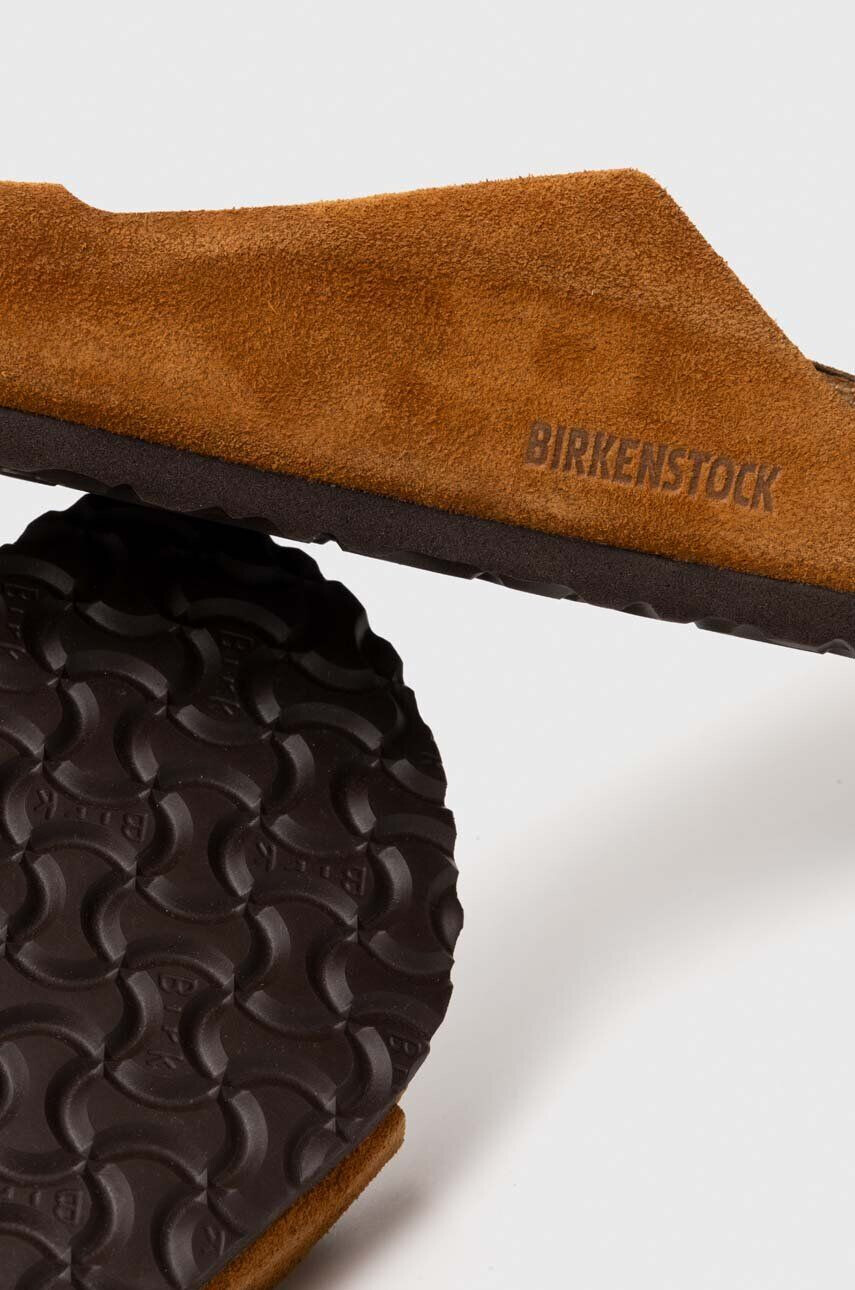 Birkenstock Kožené šľapky Arizona pánske hnedá farba 1009526 - Pepit.sk